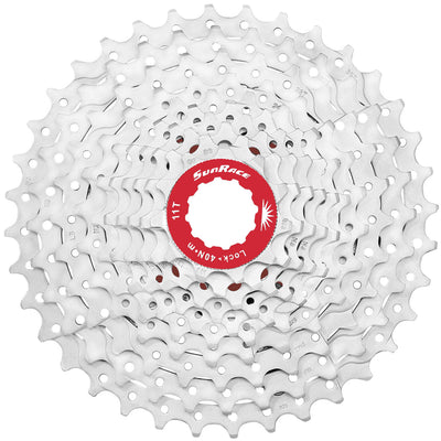 SunRace 10 speed cassette 11-36t. zilver csmx0