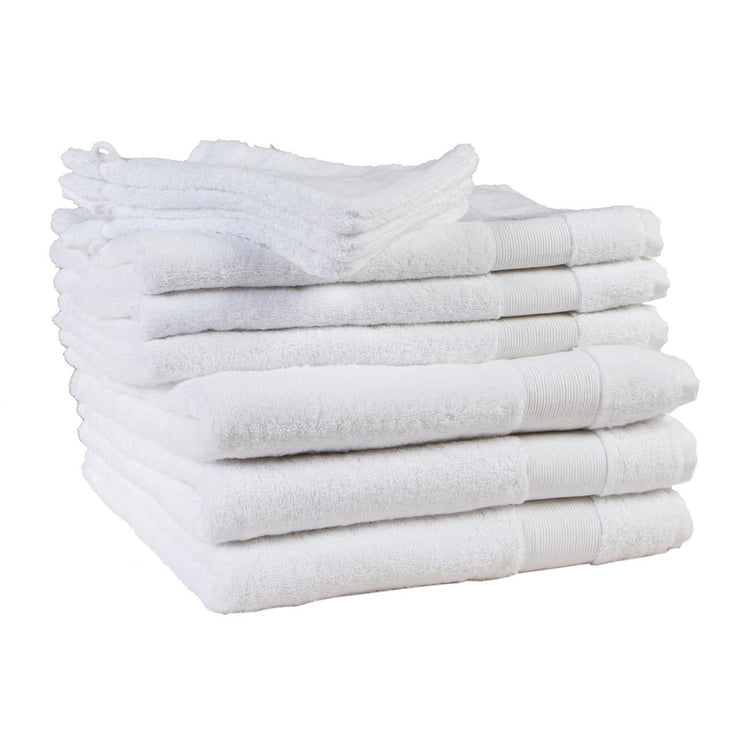 Washand bonna bath zilver grijs 17x24cm 550 gram pak a 6
