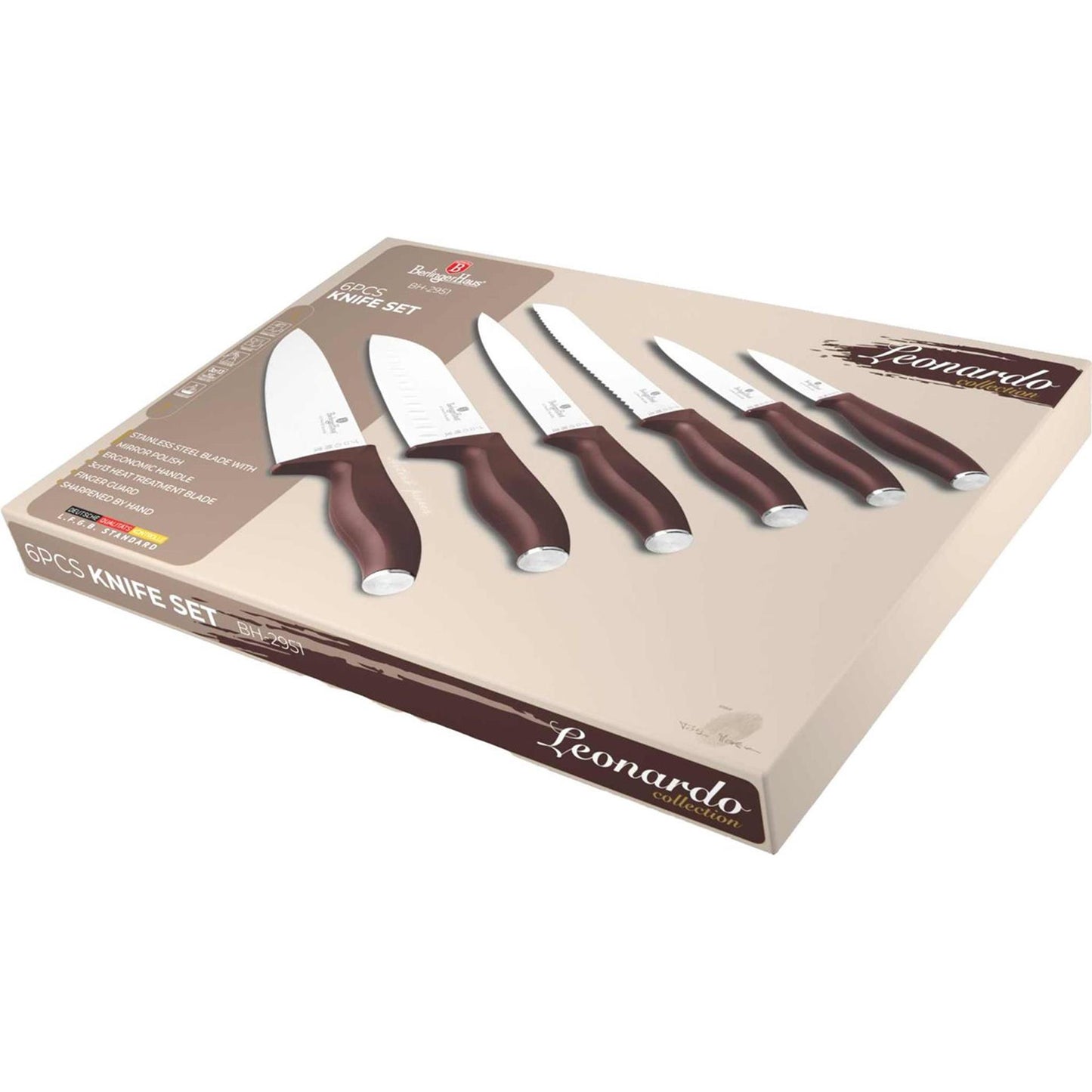 Berlingerhaus messenset 6-delig leonardo