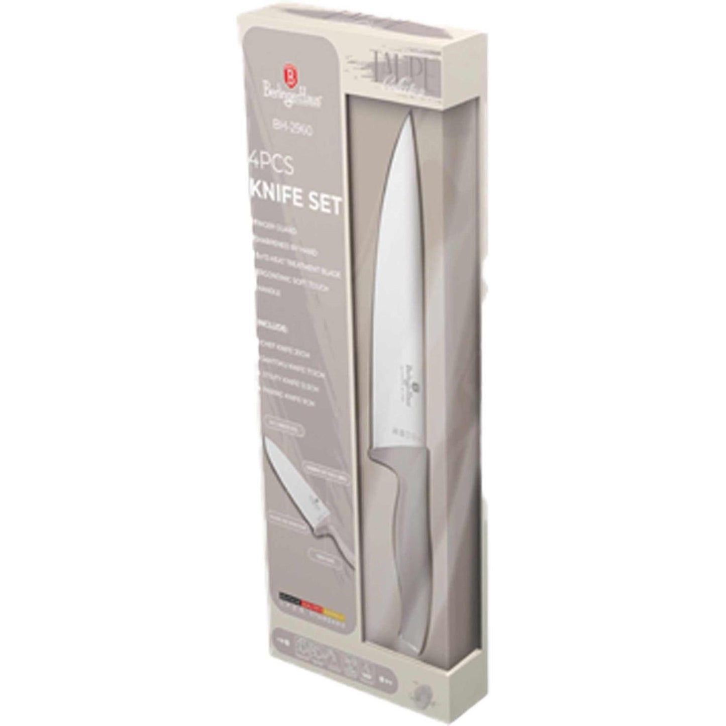 Berlingerhaus messenset 4-delig taupe