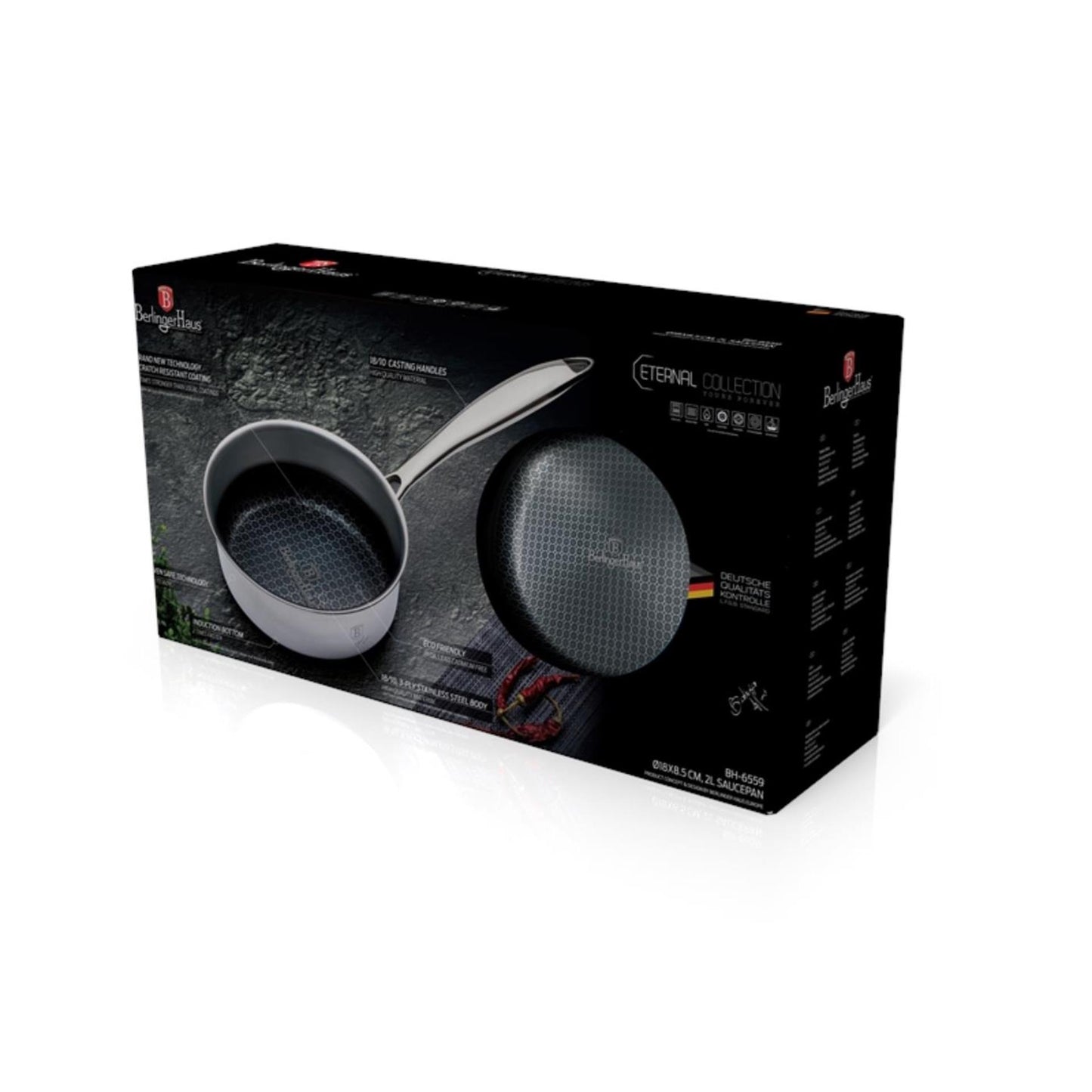 Berlingerhaus steelpan 18 eterna coating