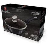 Berlingerhaus hapjespan met deksel 24cm metallic line carbon pro edition inductie - afbeelding 2