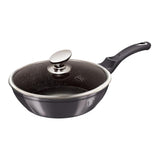 Berlingerhaus hapjespan met deksel 24cm metallic line carbon pro edition inductie - afbeelding 1
