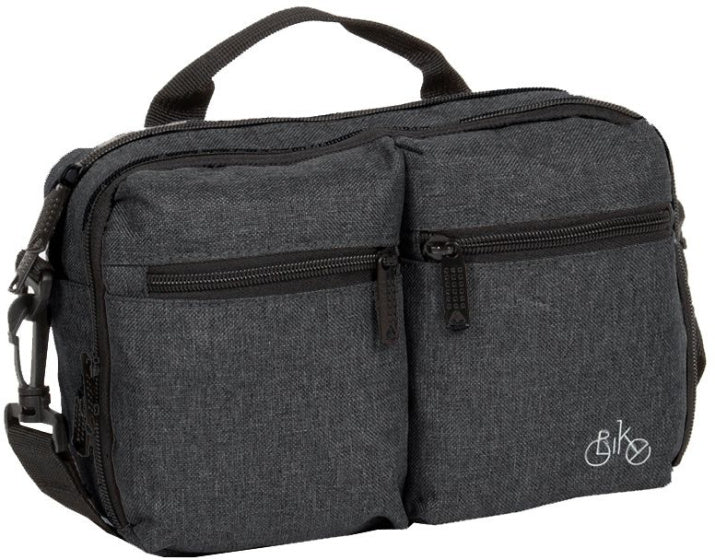 Bike drops stuurtas met schouderhengsel nylon 3l zwart