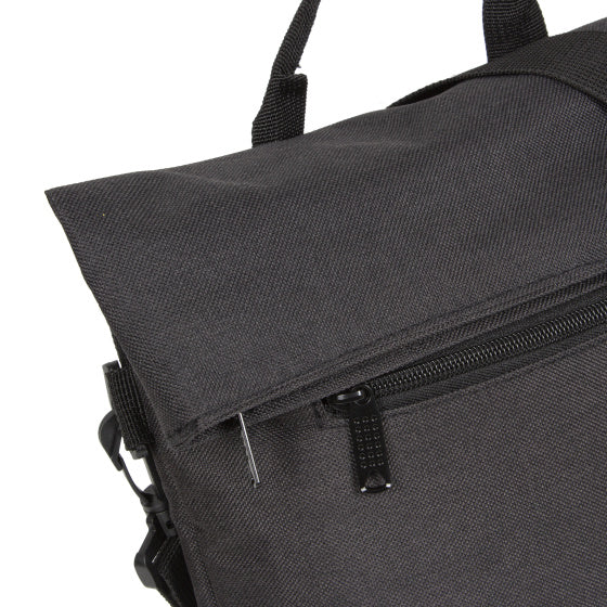 Bike drops stuurtas met schouderhengsel nylon 6l zwart