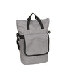 Bike drops shopper fietstas met schouderhengsel nylon 12l grijs