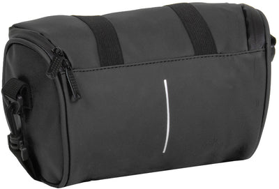 Bike splash waterafstotende stuurtas met schouderhengsel 3l zwart