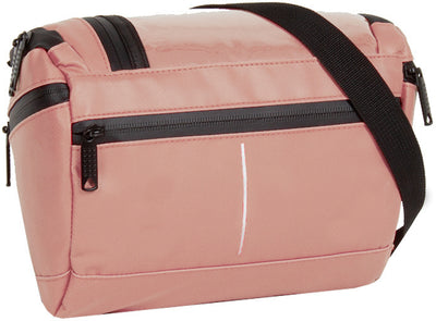 Bike splash waterafstotende stuurtas met schouderhengsel 5l roze