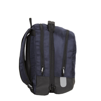 Bike wave fietsrugzak dubbele fietstas nylon 20l navy