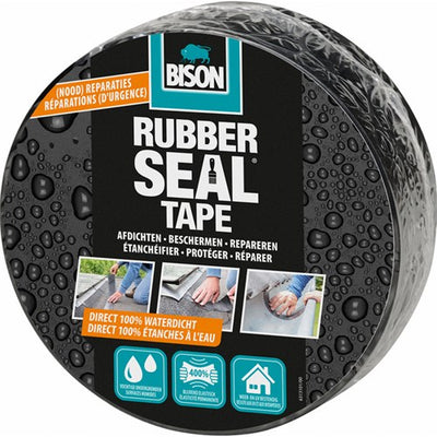 Bison rubber seal tape 7,5cm rol 5m*6 nlfr - 6313100