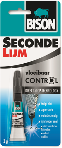 Bison secondelijm vloeibaar control | 2x 3g promo blister - 6311544