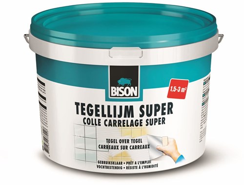 Bison tegellijm super buc 3kg*1 nlfr - 1347704 - 1347704