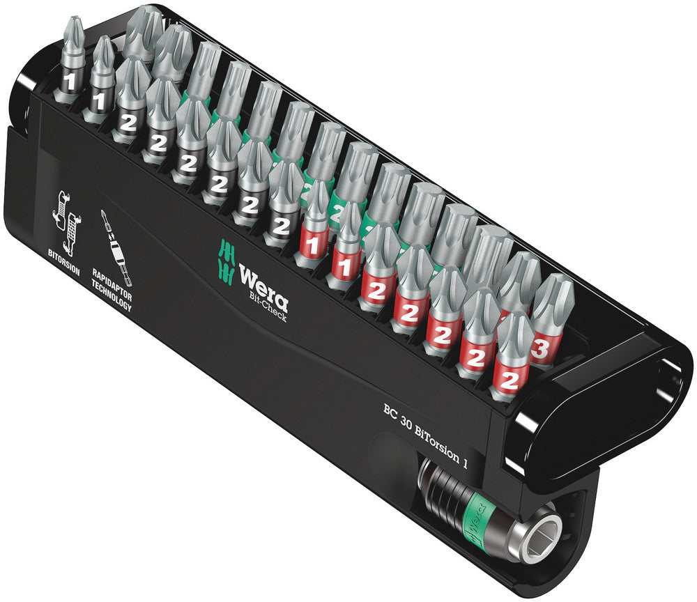 Wera bit-check 30 bitorsion 1, 30 -delig - 1 stuk(s) - 05057430001