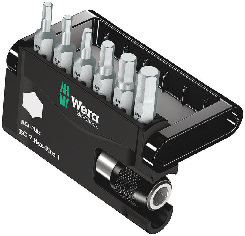 Wera bit-check 7 hex-plus 1, 7 -delig - 1 stuk(s) - 05056168001