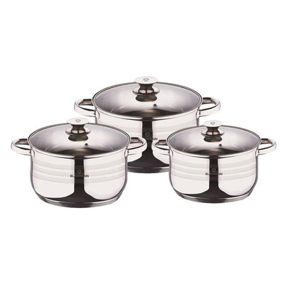 Blaumann gourmet line rvs pannenset 3-delig