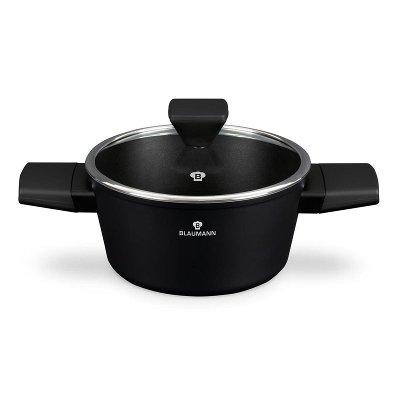Blaumann black silver collection braadpan met deksel ø20cm
