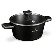 Blaumann black silver collection braadpan met deksel ø24cm - afbeelding 1