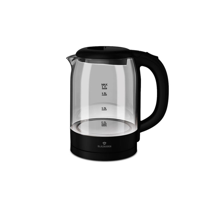 Blaumann black silver collection elektrische waterkoker 1,7l 2200w