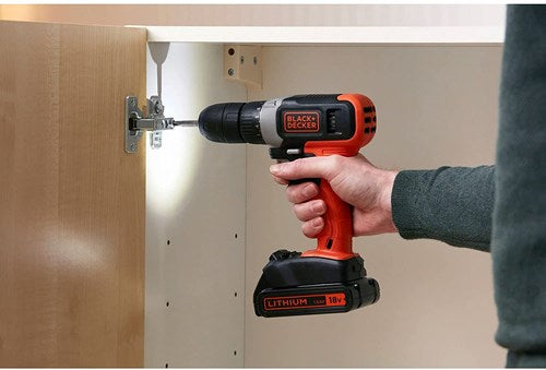 Black+decker bcd001c1 | 18v 1x 1.5ah schroefboormachine - bcd001c1-qw