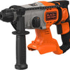 Black+decker bcd900b 18v 1.2j sds+ boorhamer | zonder accu | zijhandgreep | dieptestop | 6mm betonboor - bcd900b-xj