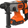 Black+decker bcd900e2k 18v 2x2.5ah 1.2j sds+ boorhamer | 2x 18v 2.5ah accu's + 1a lader | in koffer - bcd900e2k-qw