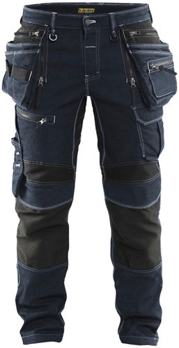 Blåkläder werkbroek denim stretch x1900 19901141 | zwart | maat c46 - 7330509532133