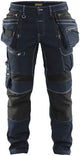Blåkläder werkbroek denim stretch x1900 19901141 | zwart | maat c46 - 7330509532133