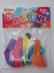 Globos ballonnen ø21cm diverse kleuren mix zak a 10 stuks