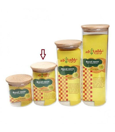 Ah! table! voorraad bus - glas - 0,8l - 15cm