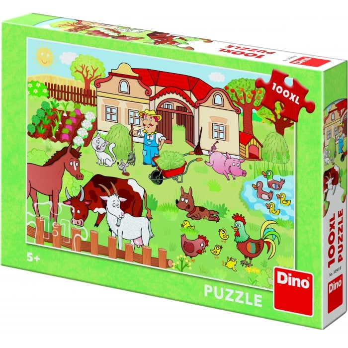 puzzel dieren op de boerderij 100 xl stukjes