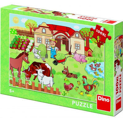 puzzel dieren op de boerderij 100 xl stukjes