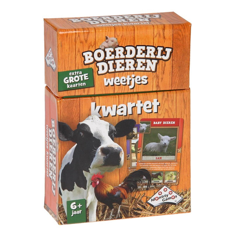 Identity games idgames weetjes kwartet boerderijdieren