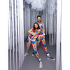 Boland Disco dude trainingspak heren multicolor maat L