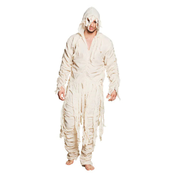 Boland mummie halloween kostuum heren beige maat 50 52