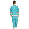 Boland retro trainingspak heren polyester blauw maat xl