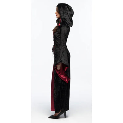 Boland vampire mistress halloween kostuum dames zwart rood maat 44 46