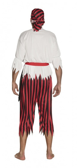 Boland Verkleedpak Piraat Jack Heren Zwart Maat M L