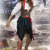Boland Piraat Storm Kostuum Dames Zwart Wit maat 40 42