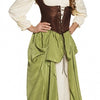 Boland Verkleedpak Village Wench Dames Groen Maat 40 42