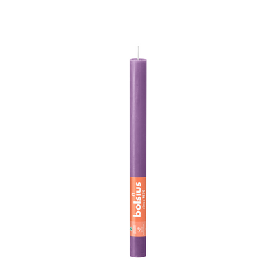 Abi bolsius dinerkaars rustiek helder violet 270 23mm
