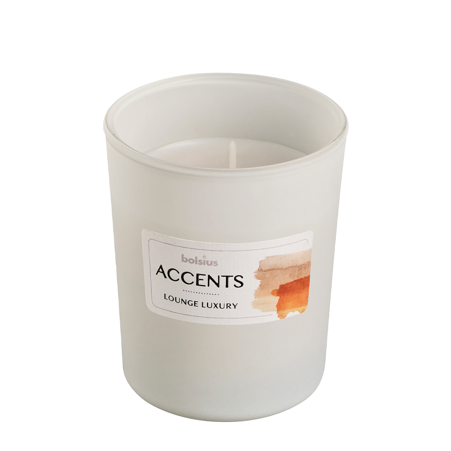Bolsius geurglas accents lounge luxury 92 76mm