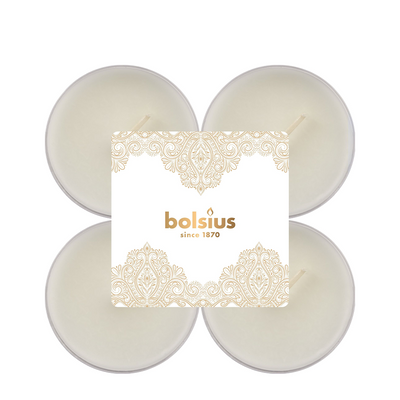 Bolsius geurtheelicht maxi vanille 8 stuks