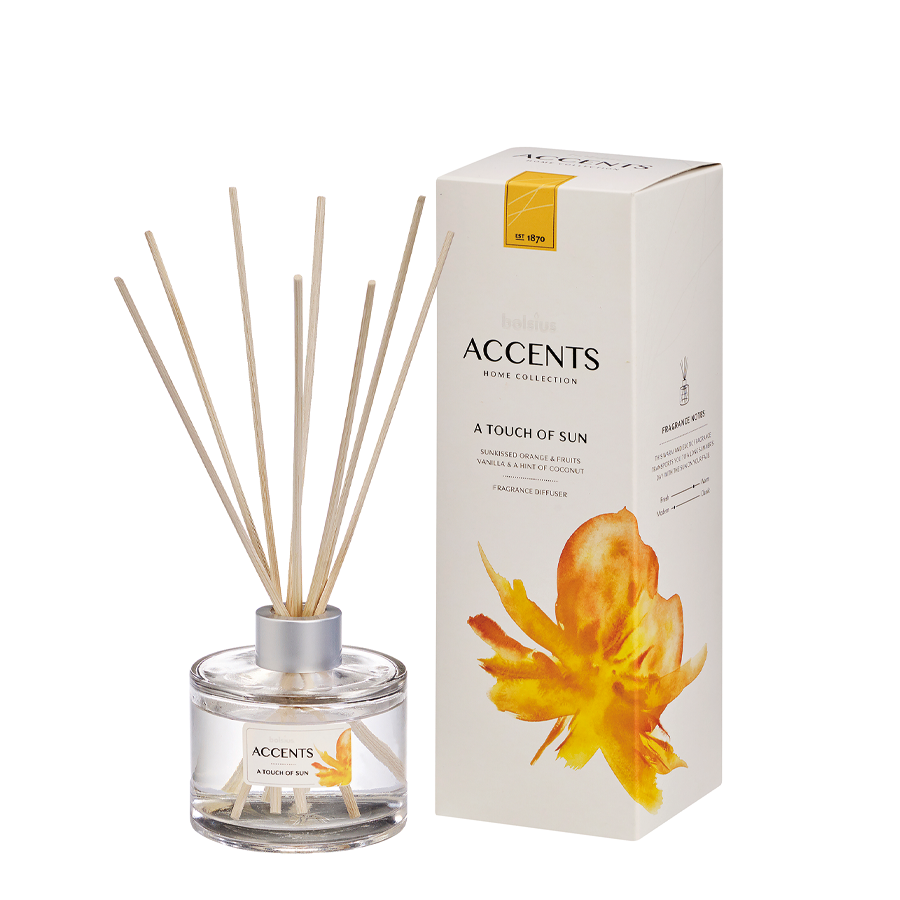 Bolsius geurverspreider accents a touch of sun 100ml