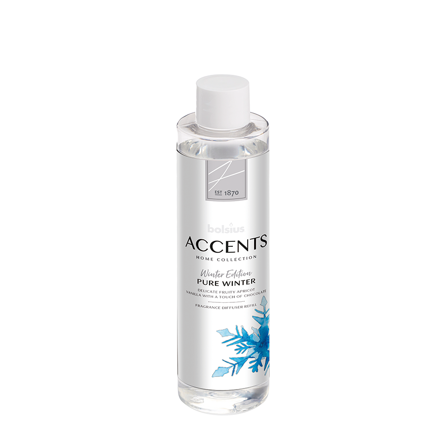Bolsius geurverspreider accents pure winter refill 200ml