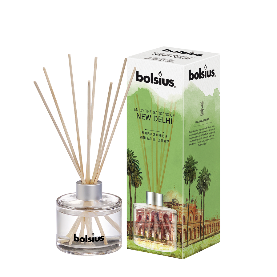Bolsius geurverspreider around the world new delhi 100ml