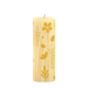 Bolsius rustieke stompkaars silhouette sunny edition botergeel 190 68mm