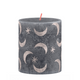 Bolsius rustieke stompkaars silhouette winter edition state blue 80 68mm