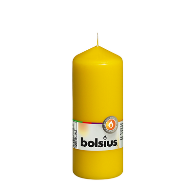 Abi bolsius stompkaars geel 150 58mm