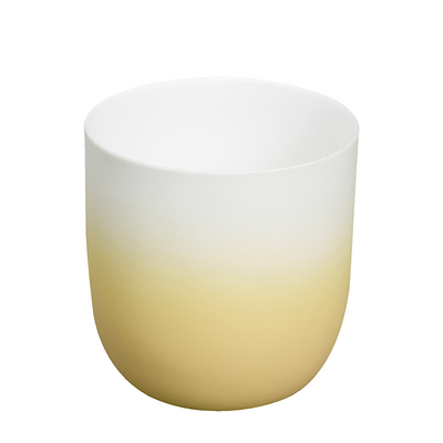 Bolsius theelichthouder keramiek caramel gold 75 70mm