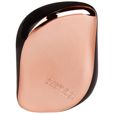 Tangle teezer compact hairbrush rose gold black